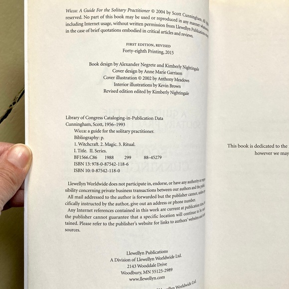 2 Wicca Scott Cunningham The Big Little Book of Magick Pagan Witchcraft Spell - Picture 15 of 16